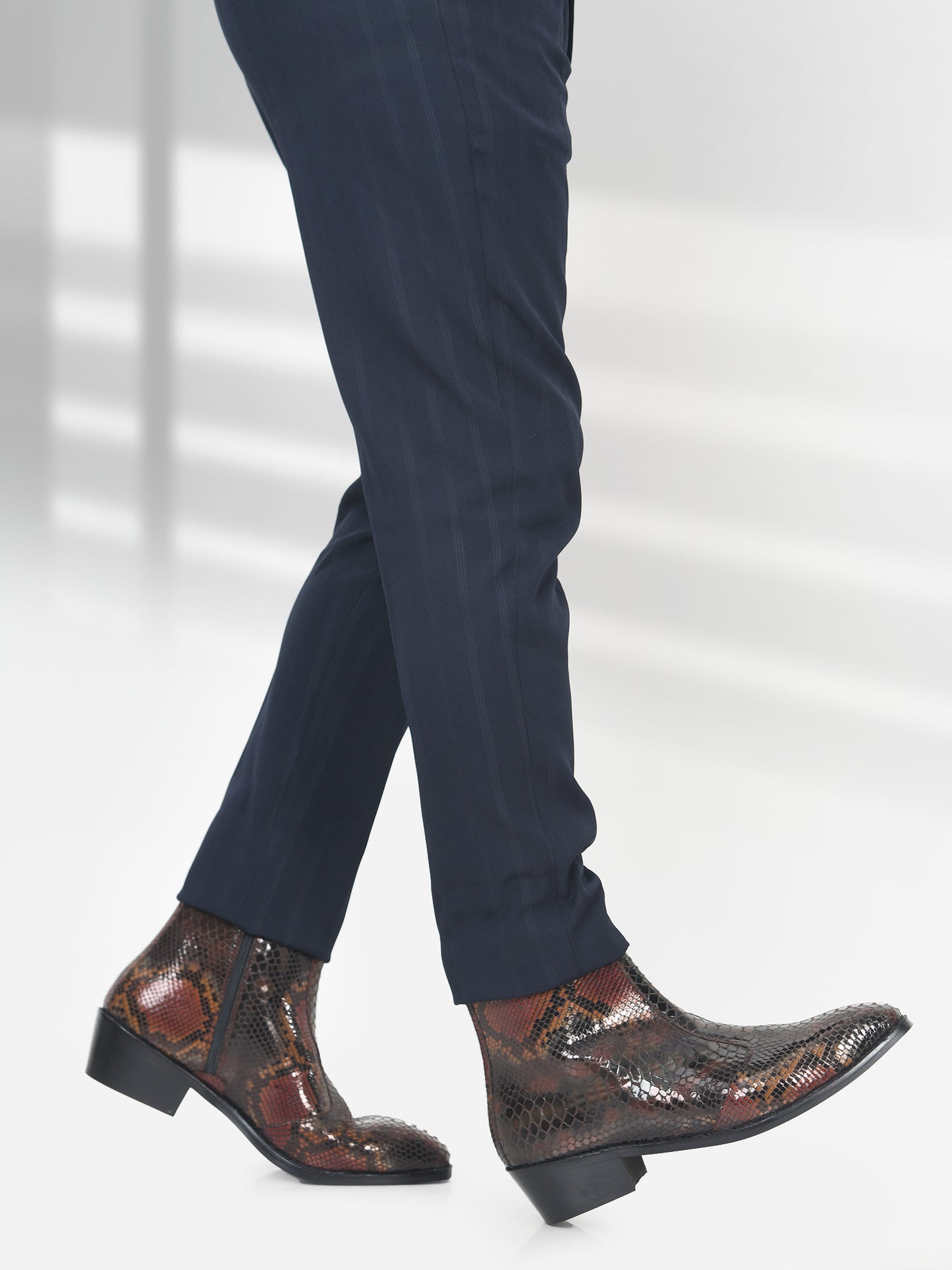 Python Boots Brown