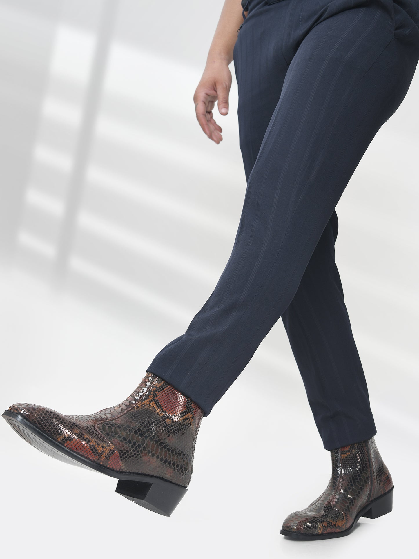 Python Boots Brown