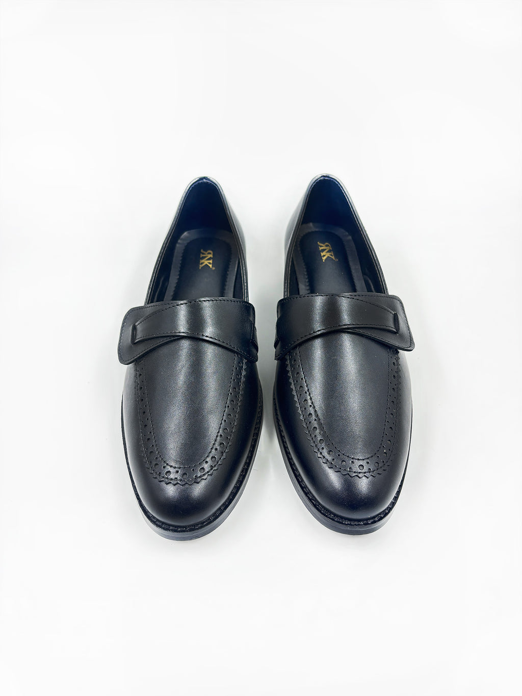 Preview of Dublin – Handcrafted Black Penny Loafers for Men