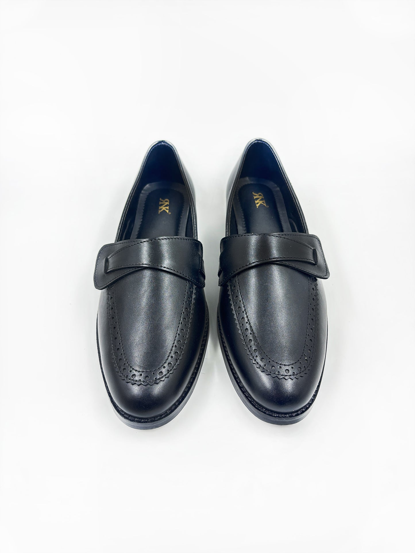 Dublin – Handcrafted Black Penny Loafers for Men