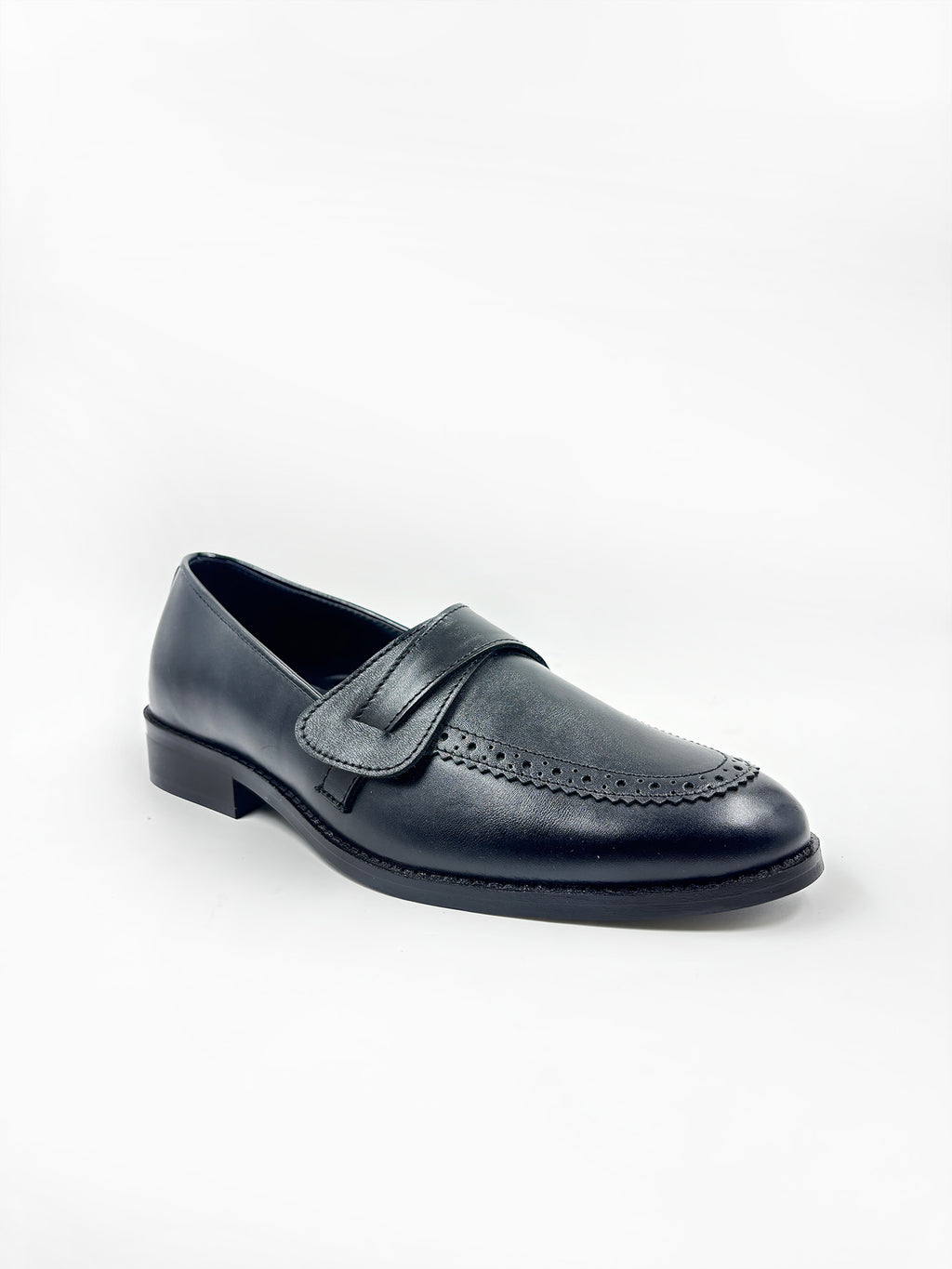Preview of Dublin – Handcrafted Black Penny Loafers for Men