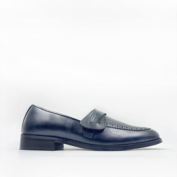 Dublin – Handcrafted Black Penny Loafers for Men
