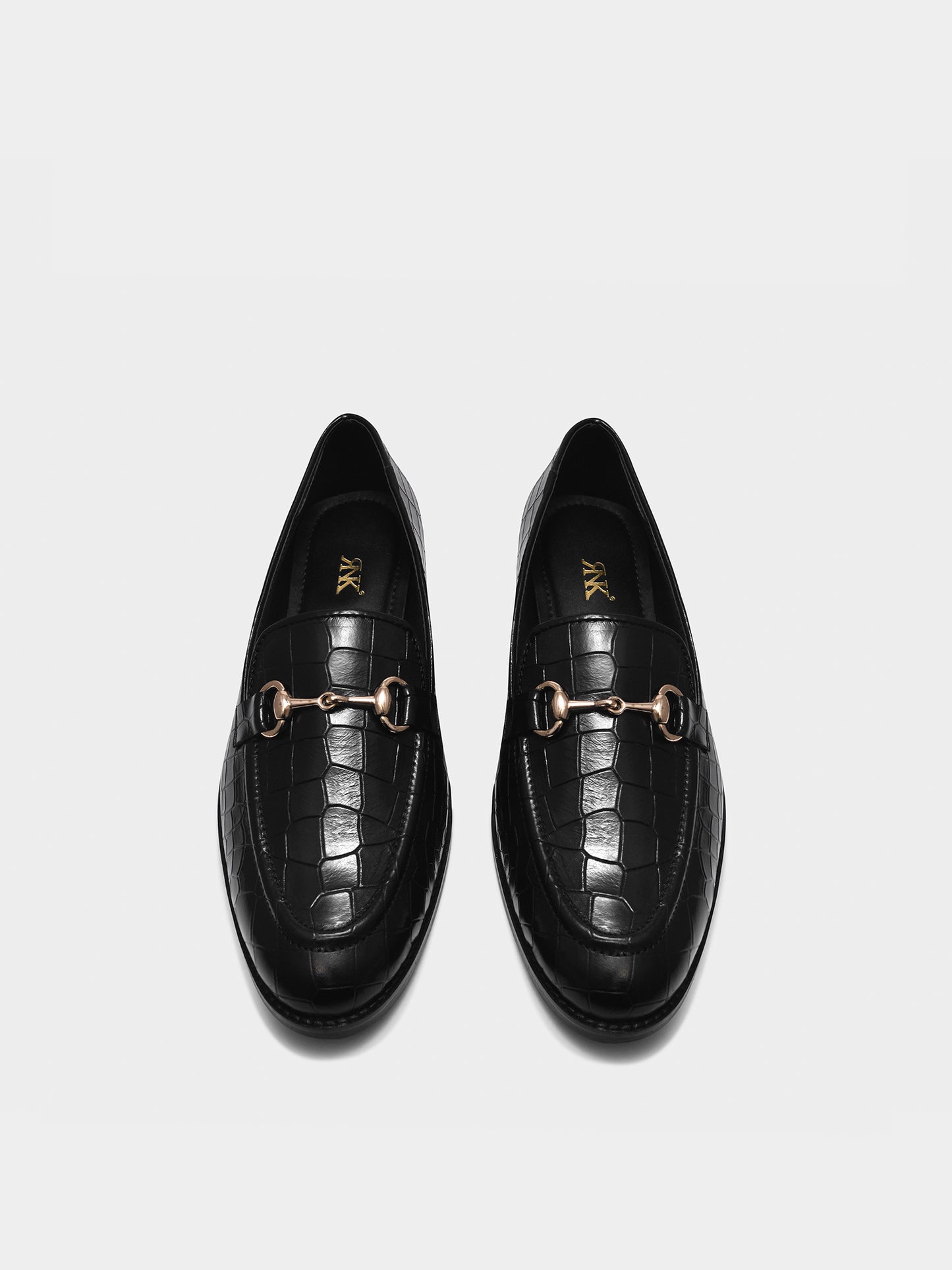 Regal Crocs Black - Premium Men's Designer Loafer (Mid Heel)