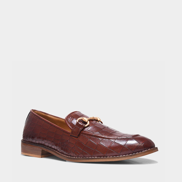 Regal Crocs - The Horsebit Loafers in Tan (Mid Heel)