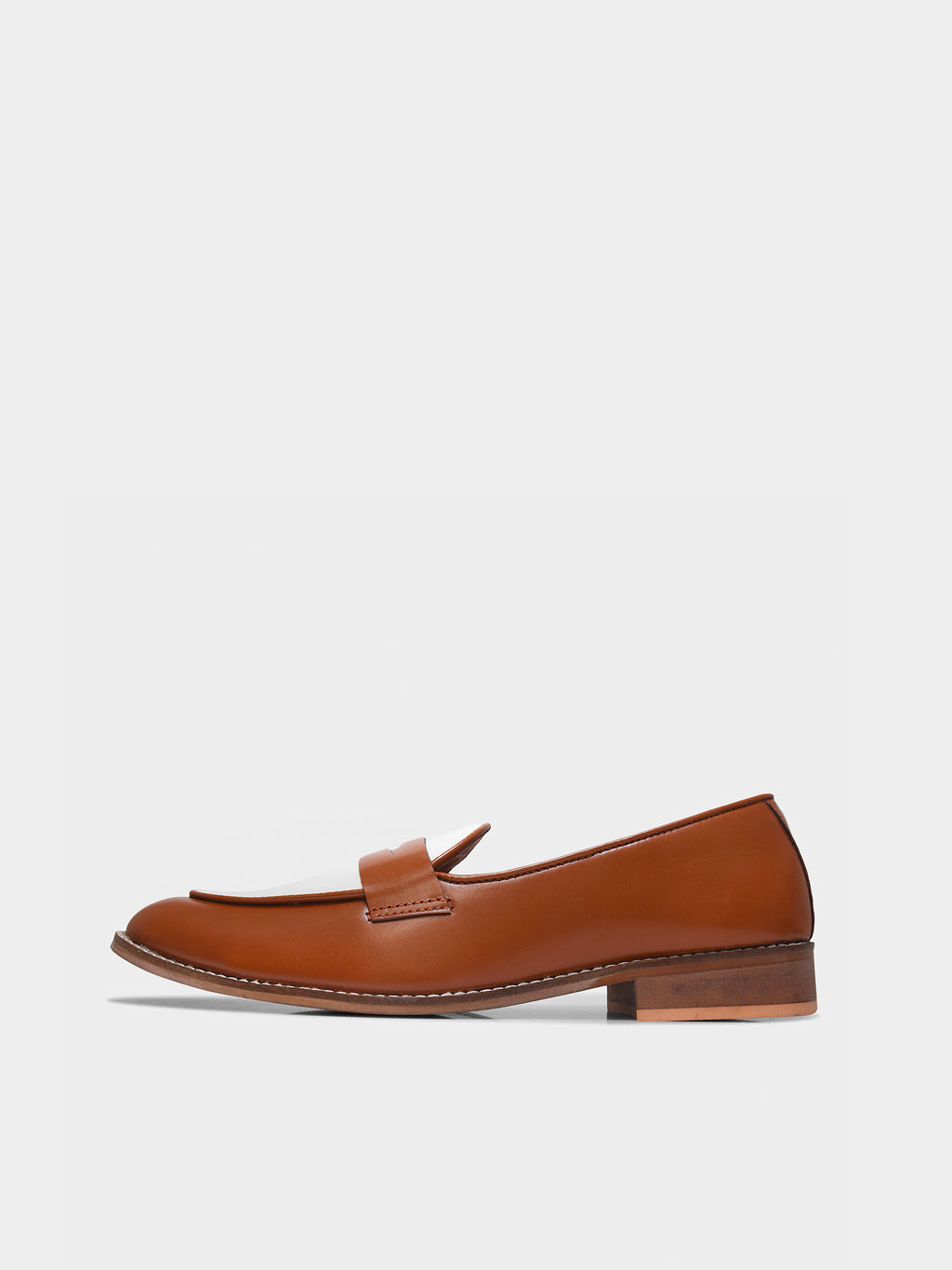 Preview of Old Money - Tan Penny Loafers in Leather