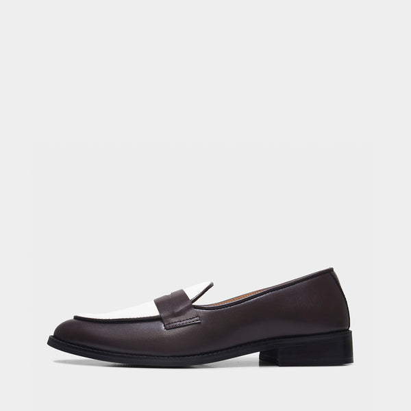 Old Money - Brown Penny Loafers in Leather