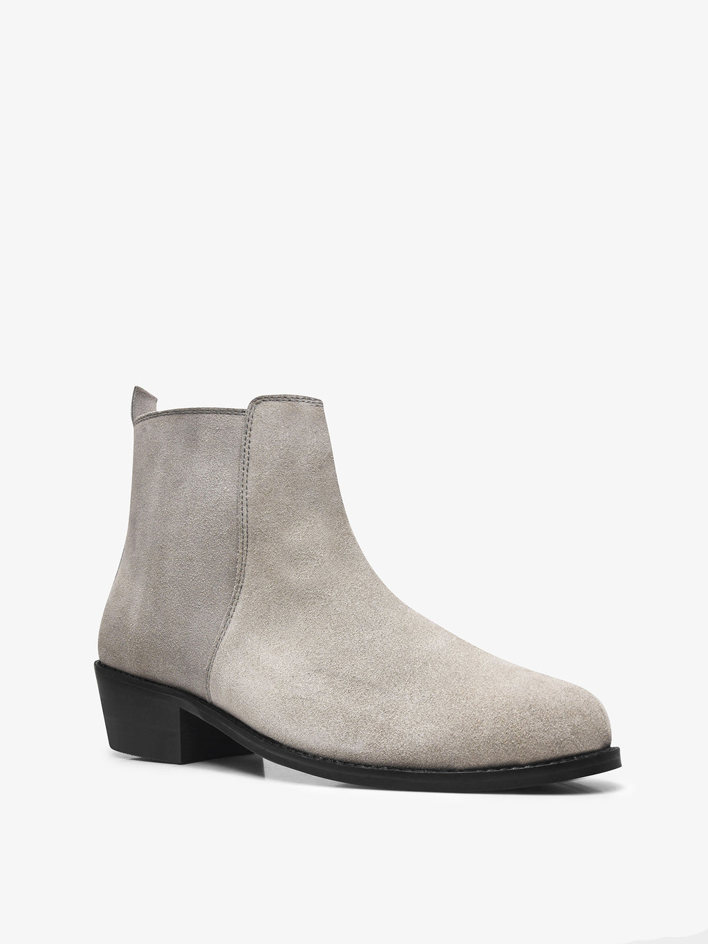 Preview of Grey Monarch – Men’s Luxury Boots in Suede Leather (Cuban Hee)
