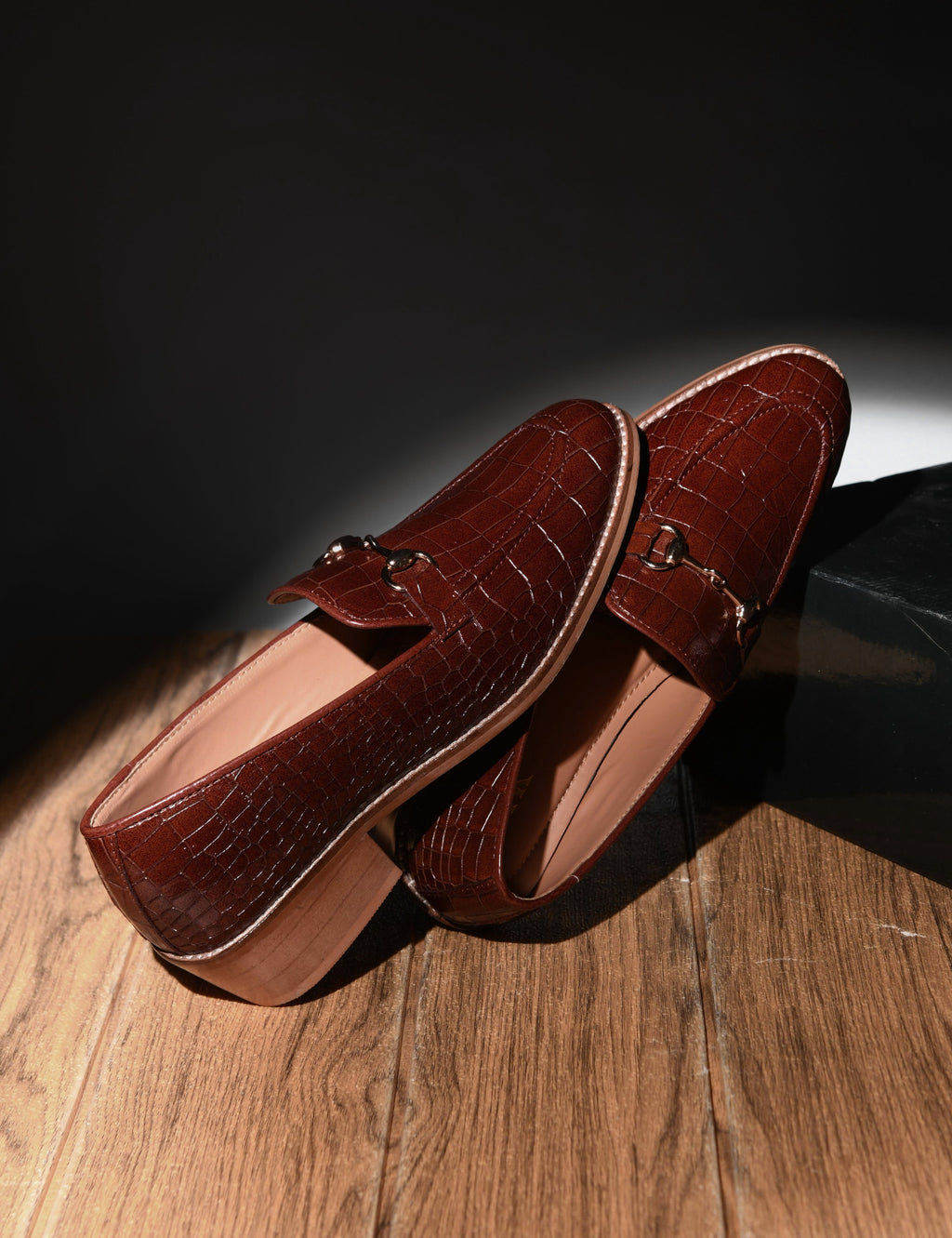 Preview of Regal Crocs - The Horsebit Loafers Tan (Cuban Heel)