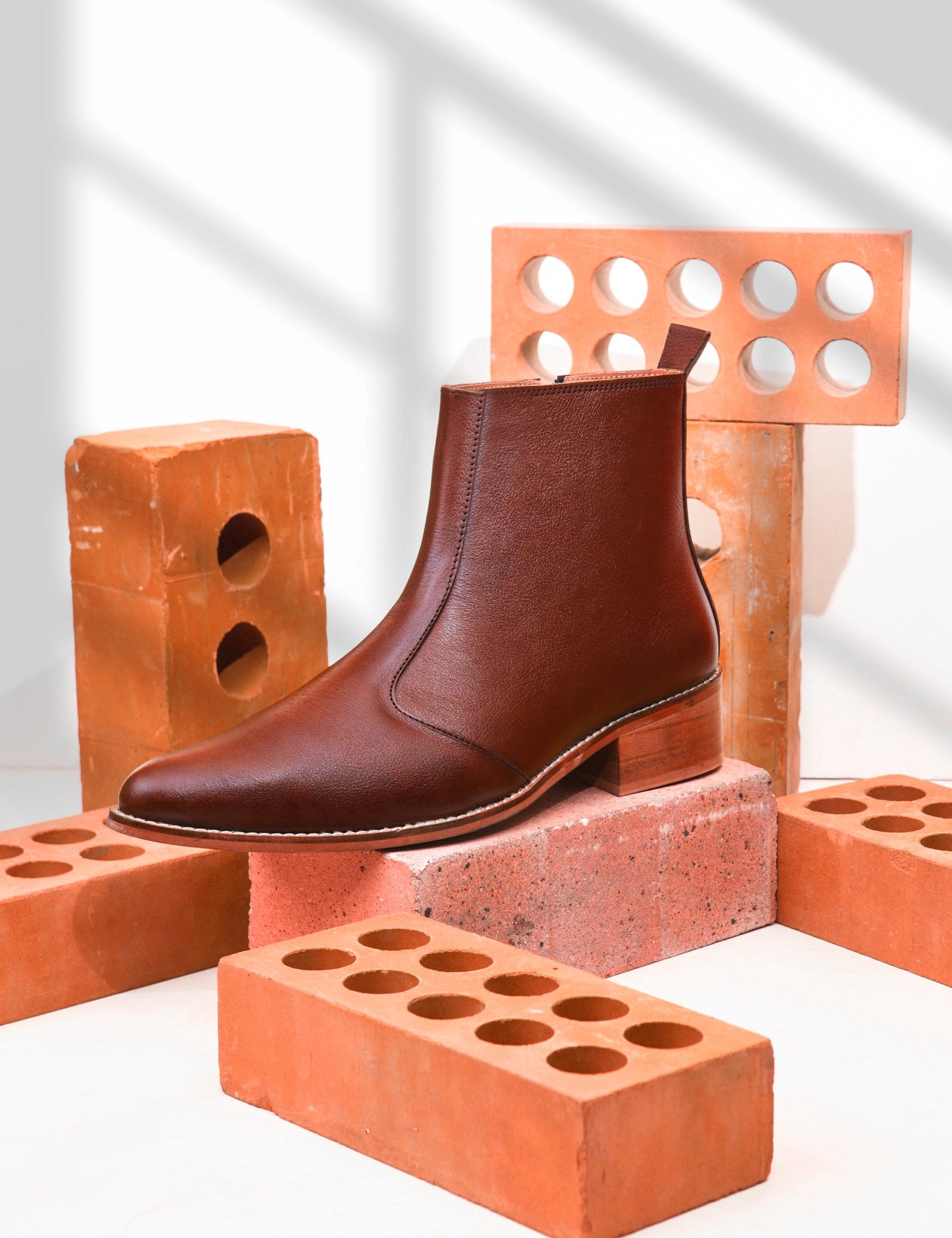 Charlie – Men’s Premium Brown Leather Chelsea Boots | RNK Luxe