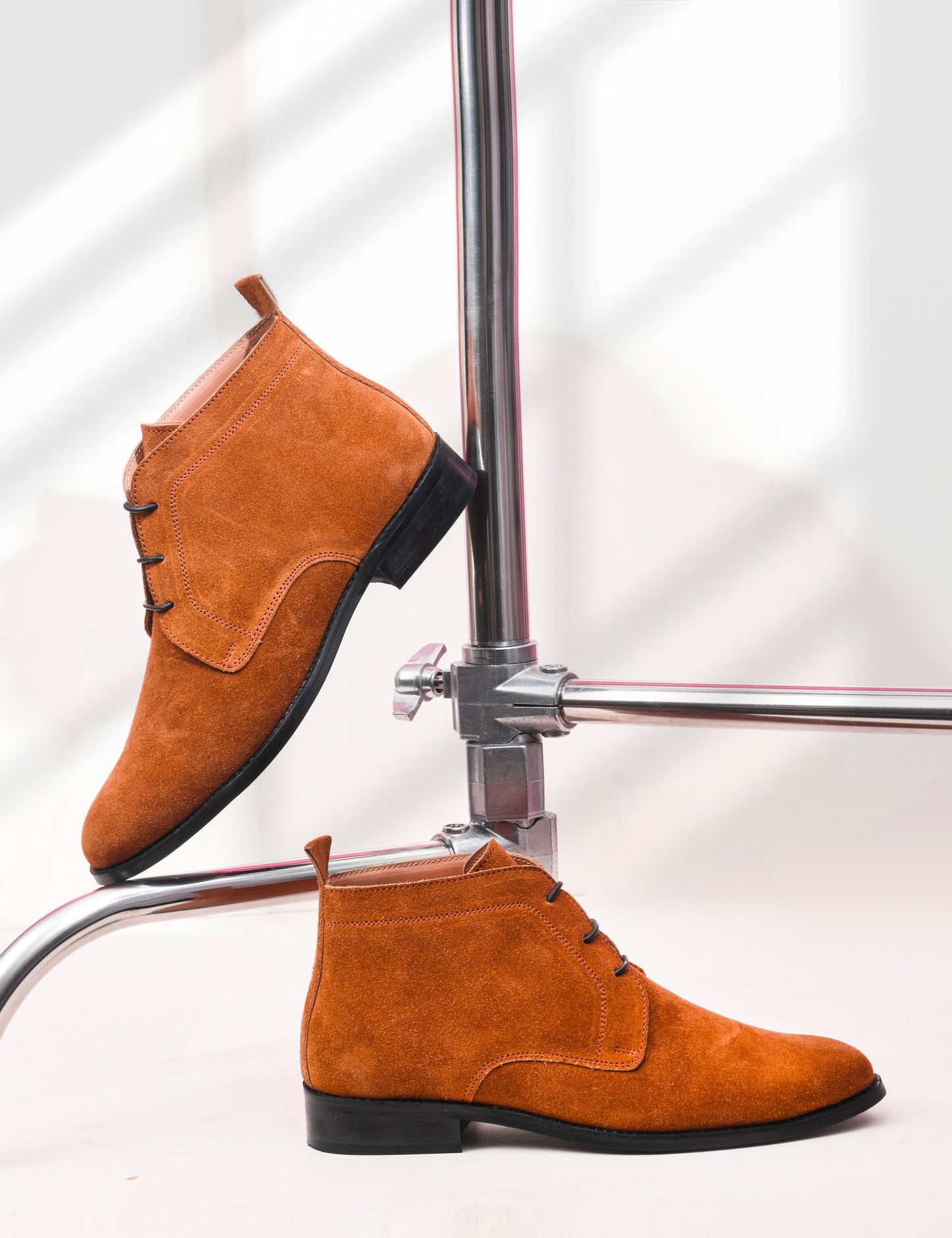 Lorenzo Tan – Premium Suede Chukka Boots for Men | RNK Luxe