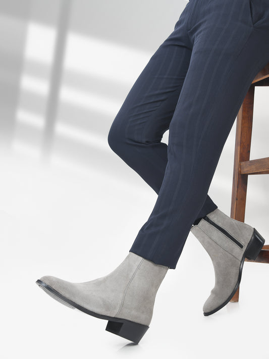 Suede Boots Gray