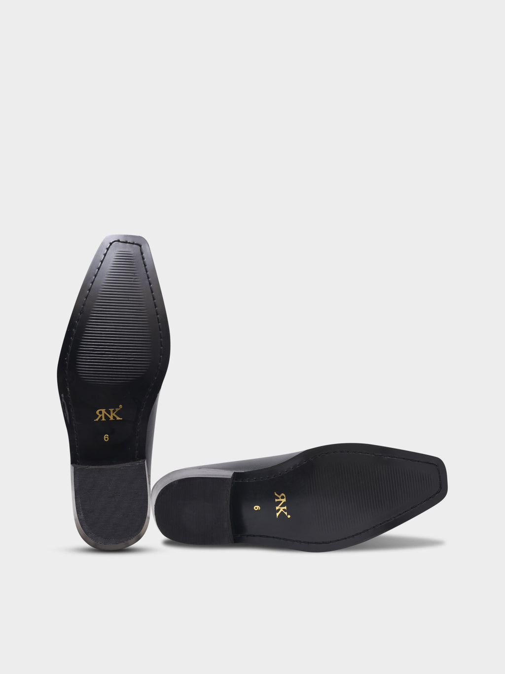 Preview of Richie Rich – Black Horsebit Loafers with Croc-Embossed Detail and Cuban Heel