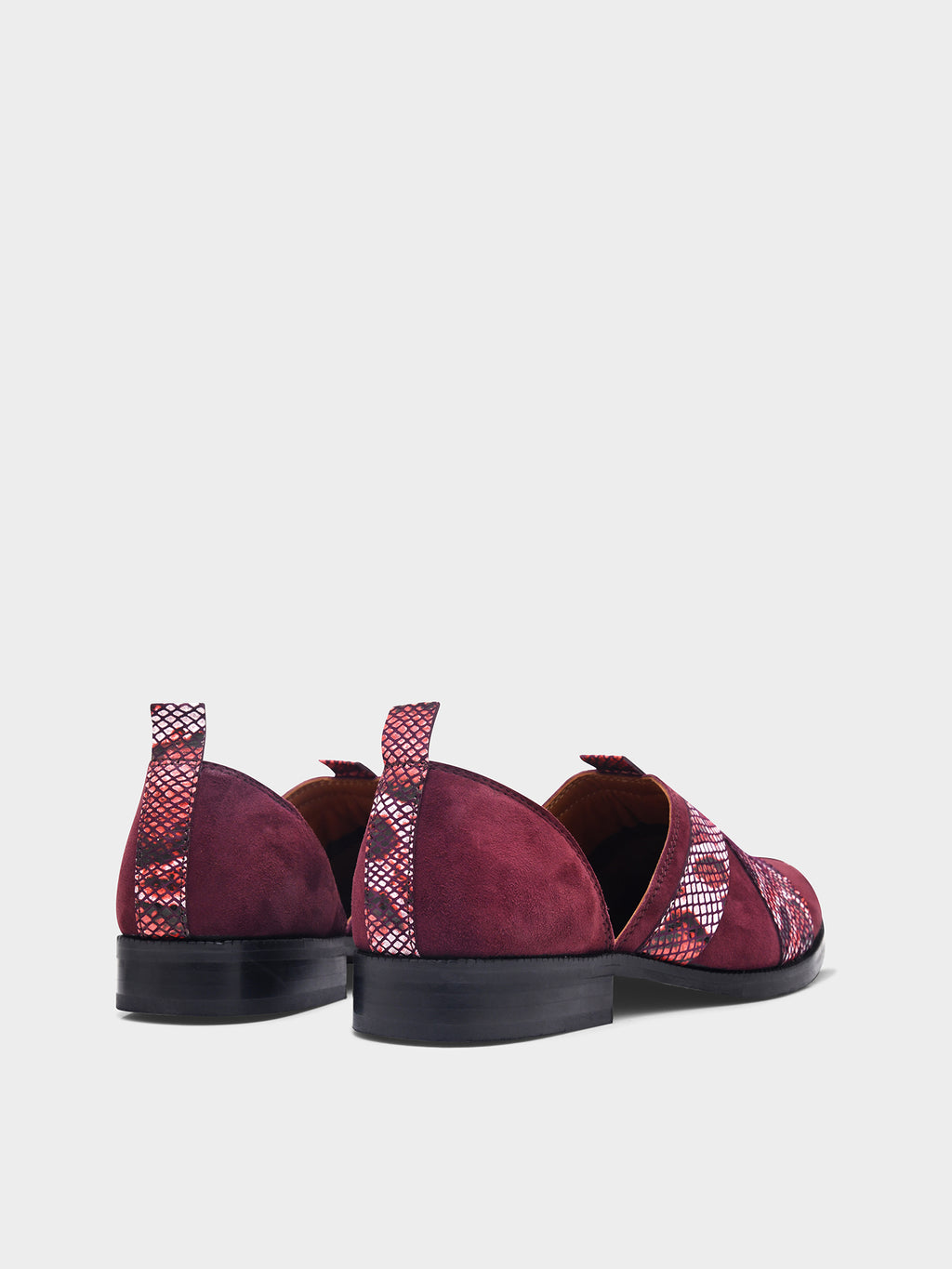Preview of Printed Peshawari Sandals - Cherry