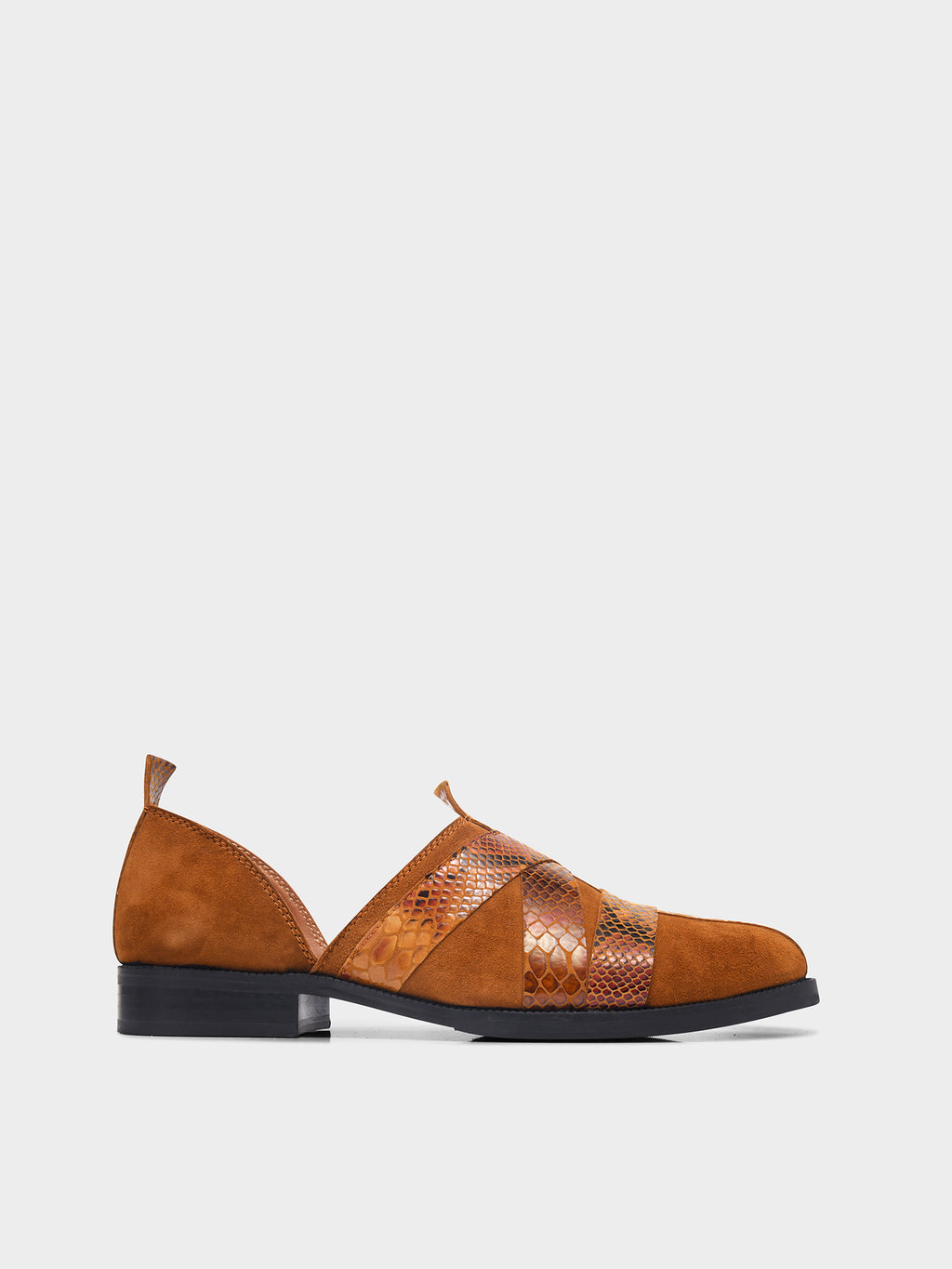 Preview of Printed Peshawari Sandals - Tan
