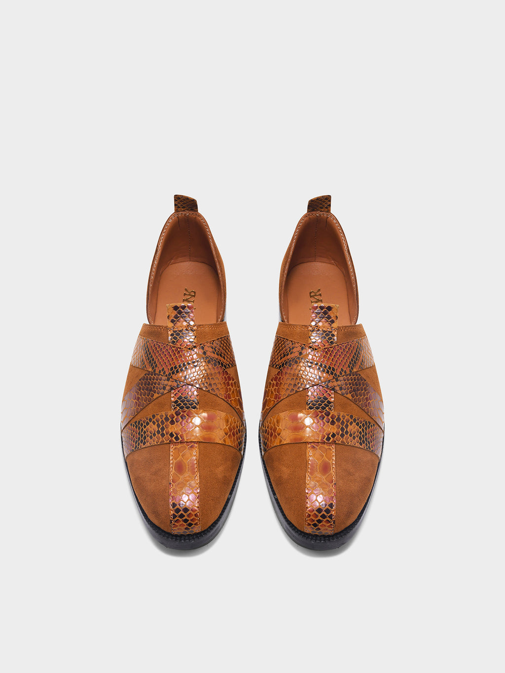 Preview of Printed Peshawari Sandals - Tan