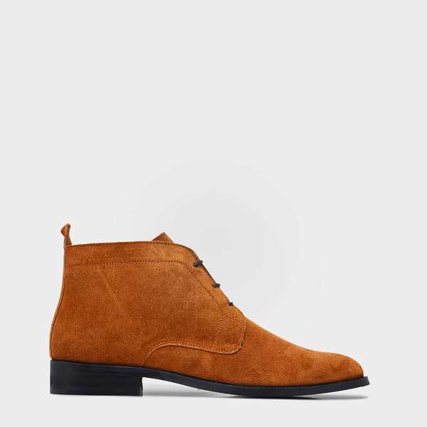 Lorenzo Tan – Premium Suede Chukka Boots for Men | RNK Luxe