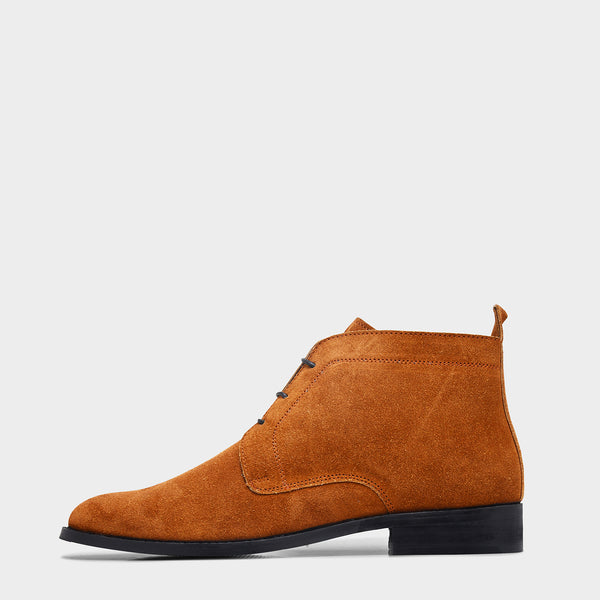 Lorenzo Tan – Premium Suede Chukka Boots for Men | RNK Luxe