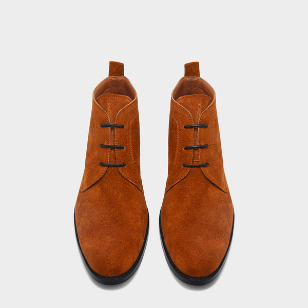 Lorenzo Tan – Premium Suede Chukka Boots for Men | RNK Luxe