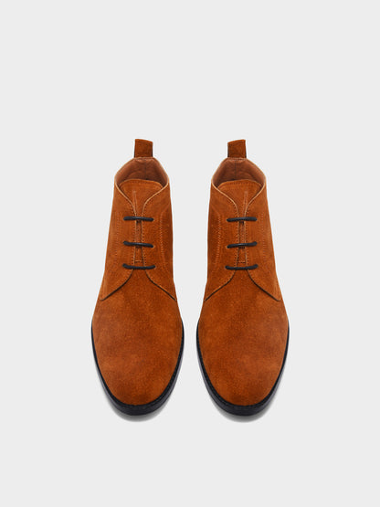 Lorenzo Tan – Premium Suede Chukka Boots for Men | RNK Luxe