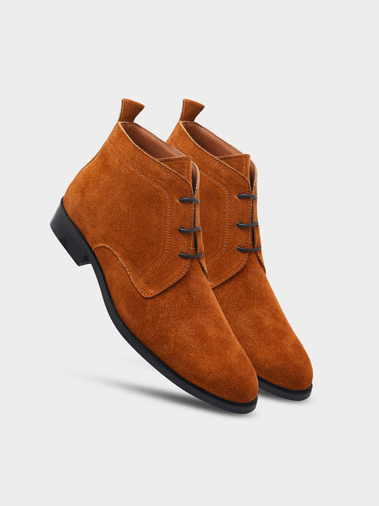 Lorenzo Tan – Premium Suede Chukka Boots for Men | RNK Luxe