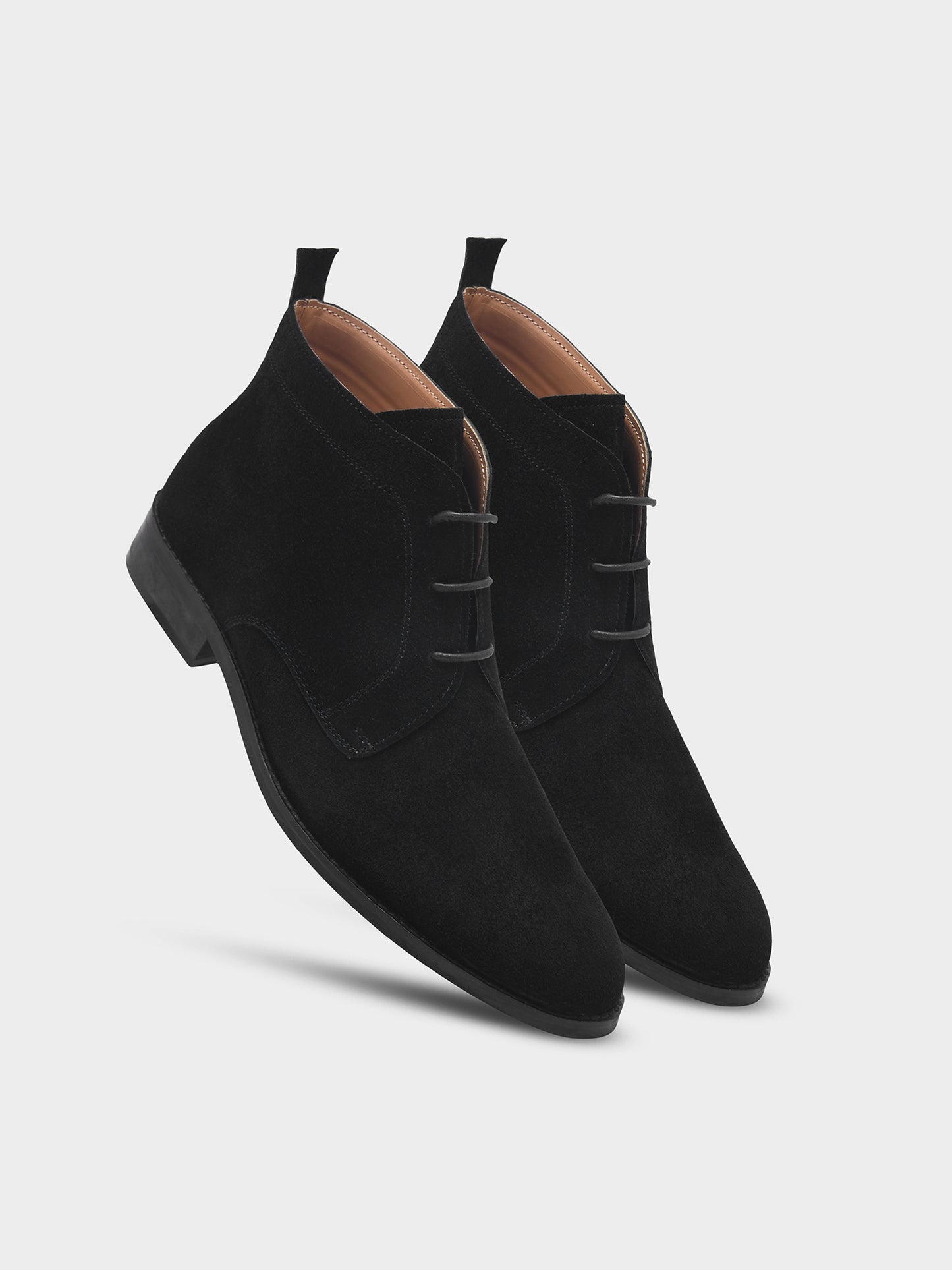 Lorenzo Black - Chukka Boots in Suede Leather