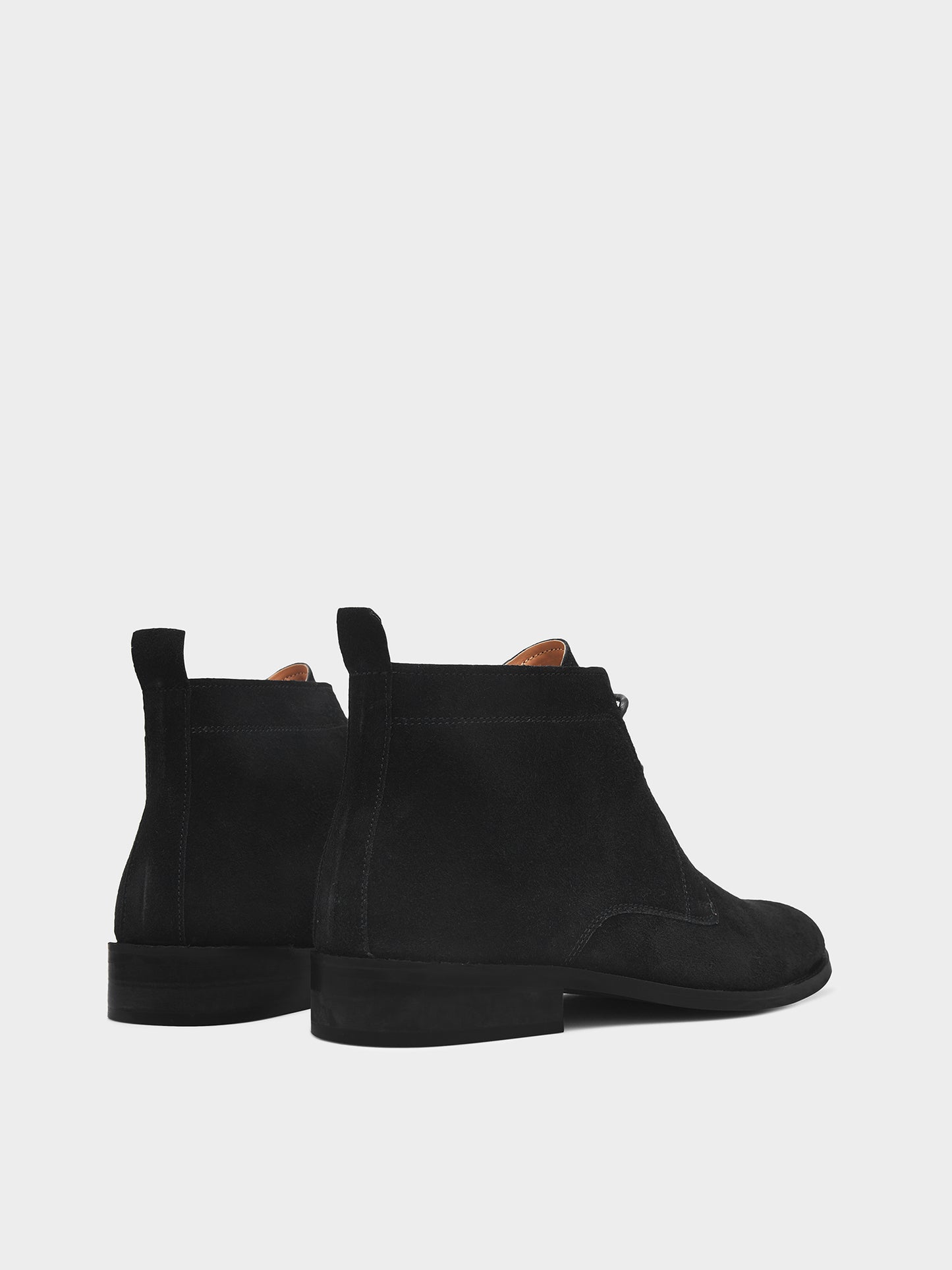 Lorenzo Black - Chukka Boots in Suede Leather