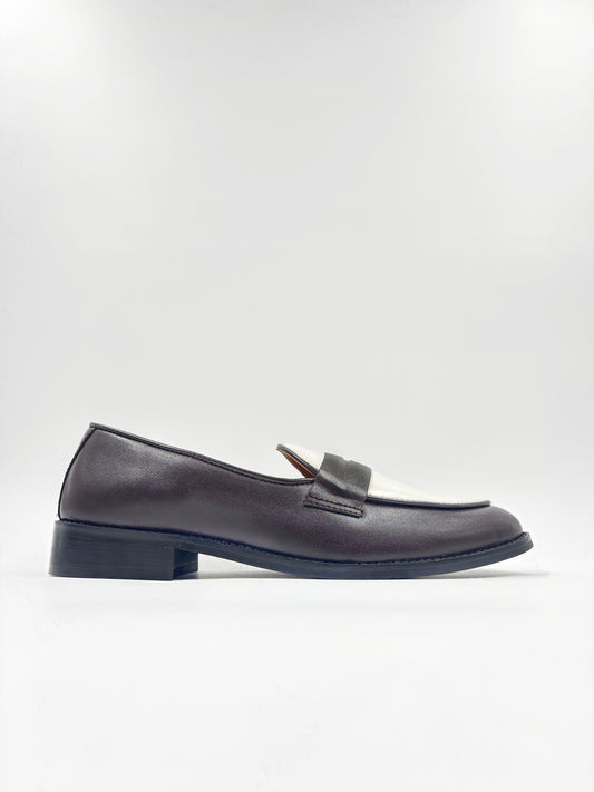 Old Money - Brown Penny Loafers in Leather