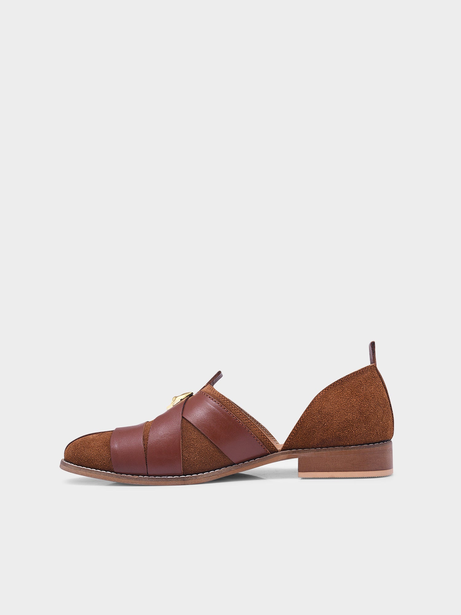Lion Crest Leather Peshawari Sandals