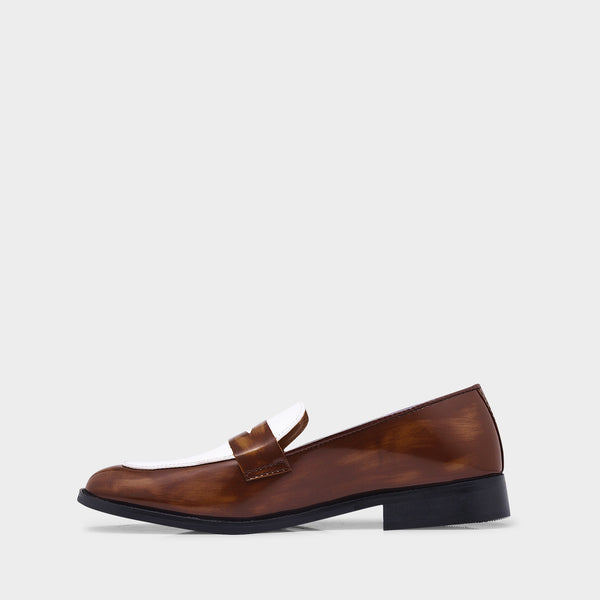 Classic Two-Tone Penny Loafers