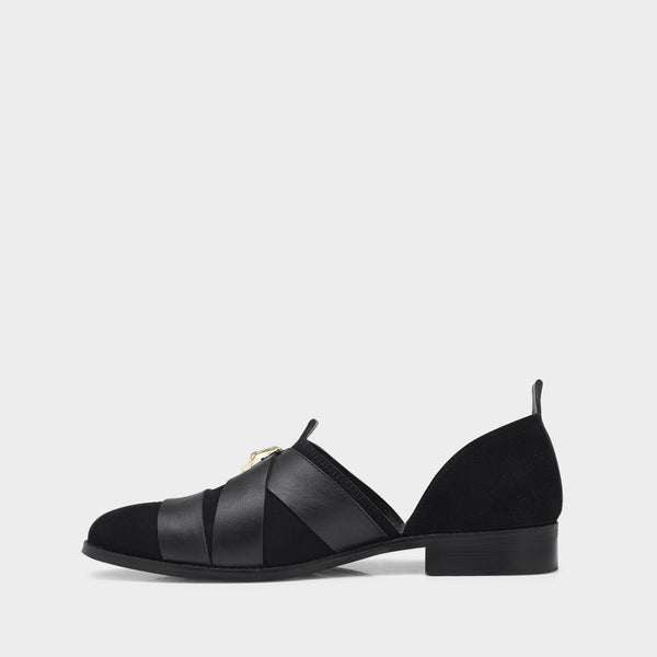 Peshawari Sandals Slip-Ons - Black